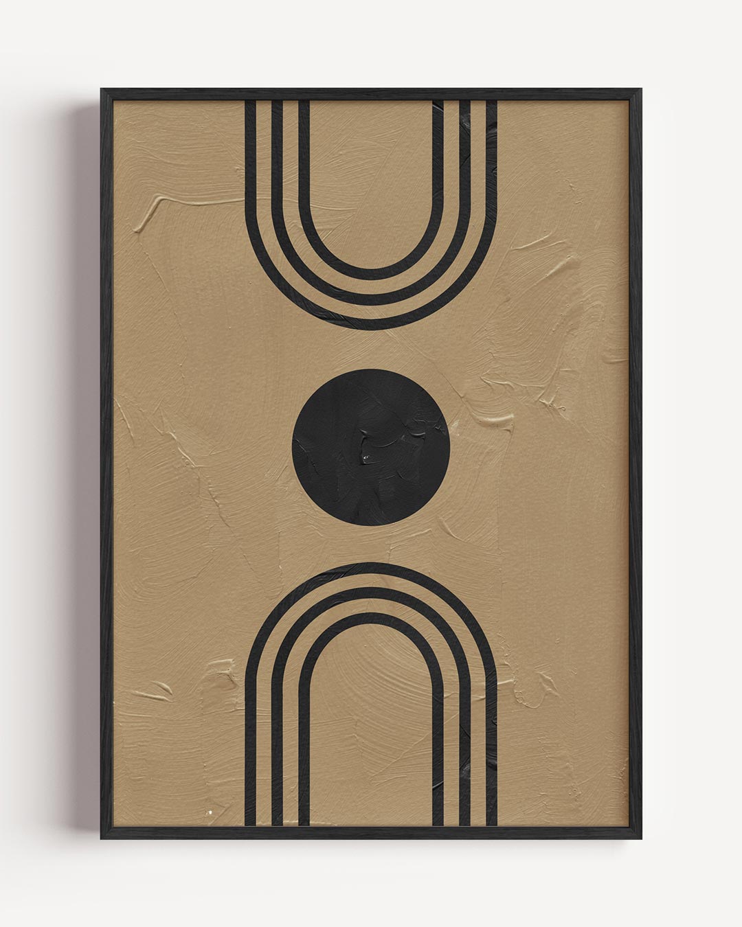 Moderne Geometrische Wandposter – abstracte portret poster als wanddecoratie