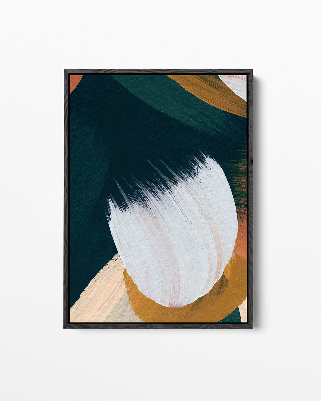 Dynamische kleurencompositie – staand wanddecoratie kunstwerk