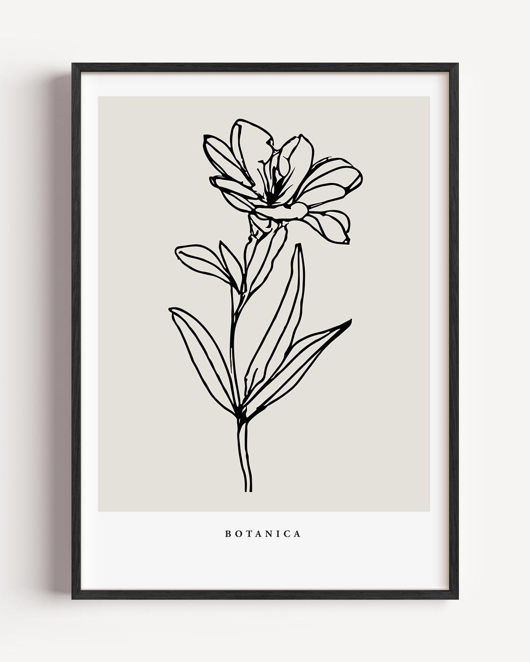 Stijlvolle Botanische Bloemenposter – keuken portret poster als wanddecoratie