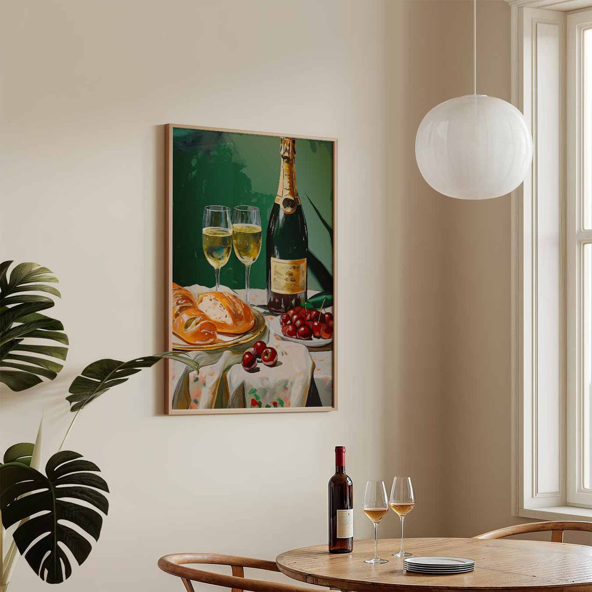 Feestelijke Tafelsfeer – keukenposter in staand formaat