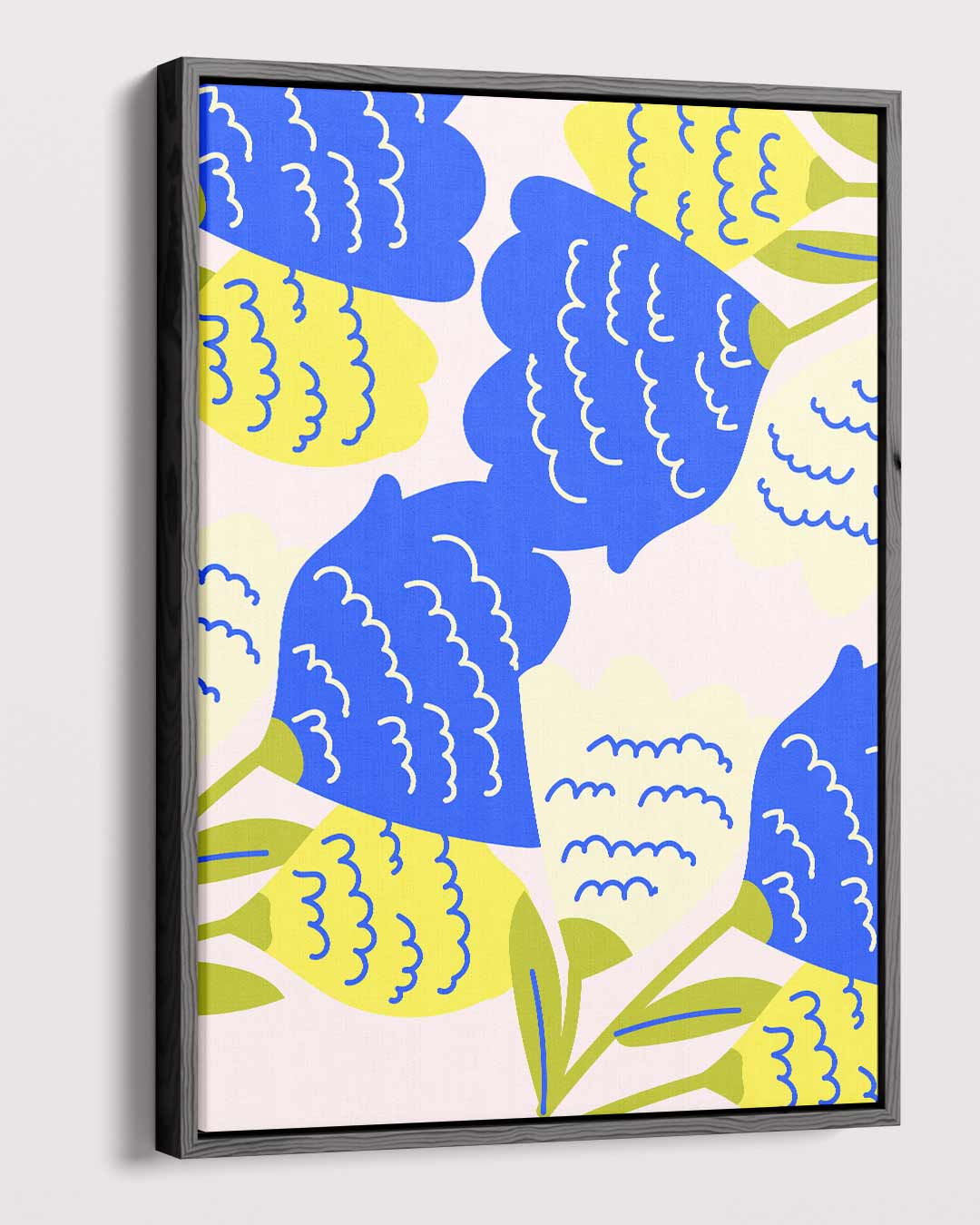 Bloemenexplosie – dibond kunstwerk als wanddecoratie