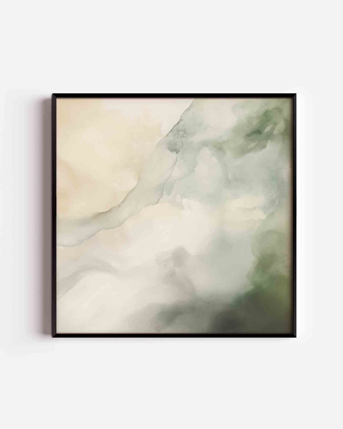 Abstracte wolken – abstracte vierkante poster als wanddecoratie
