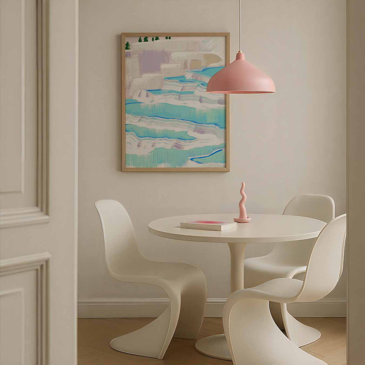 Rustgevende Landschap – staande Popart wanddecoratie van WallArtistic
