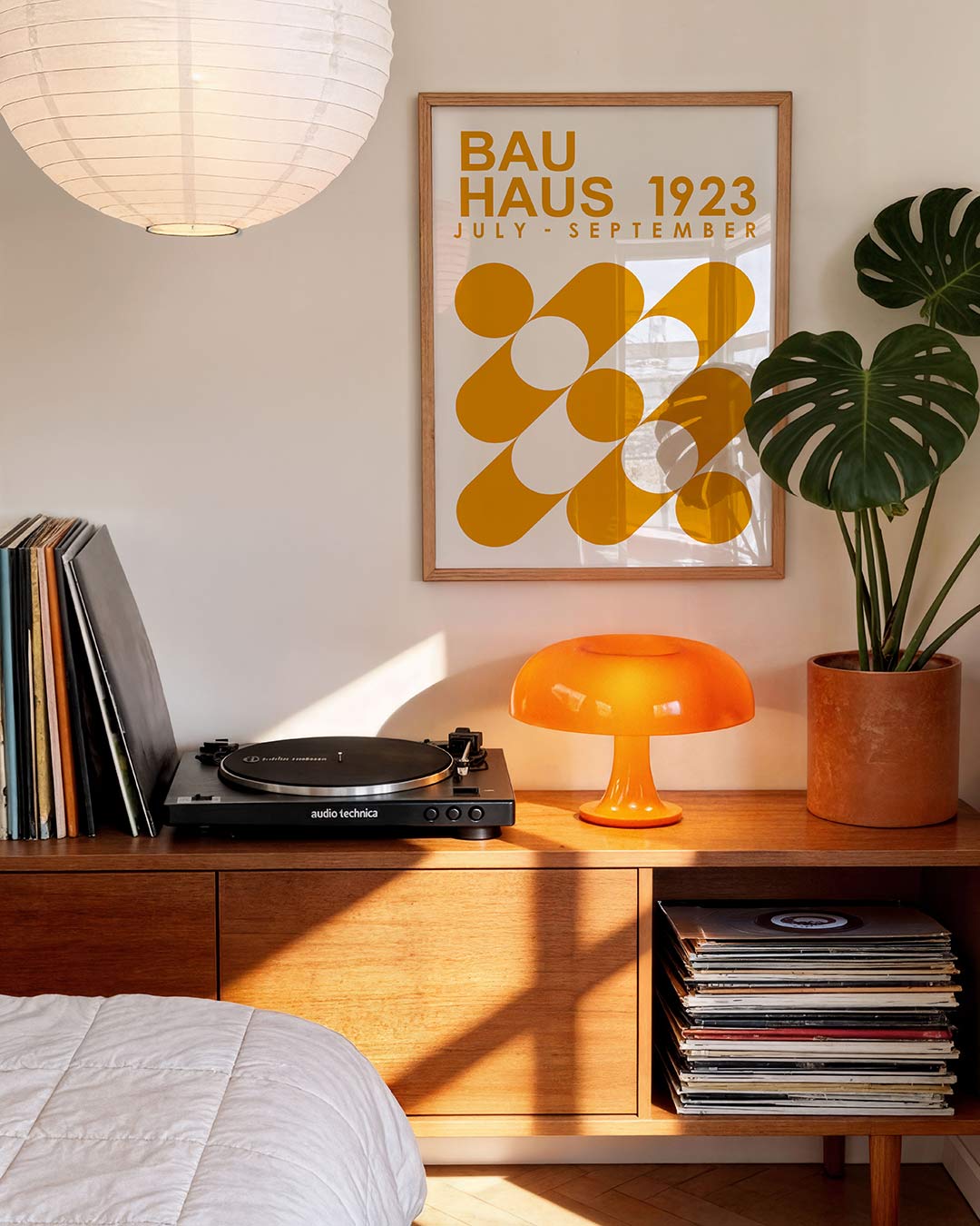 Vorm en kleur – geometrische Bauhaus poster in staand formaat