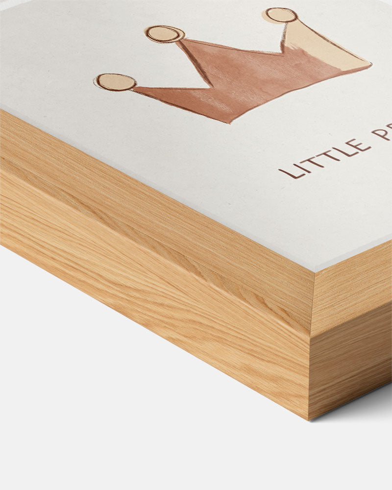 Little Prince Kroon – kids poster als vrolijke staande wanddecoratie