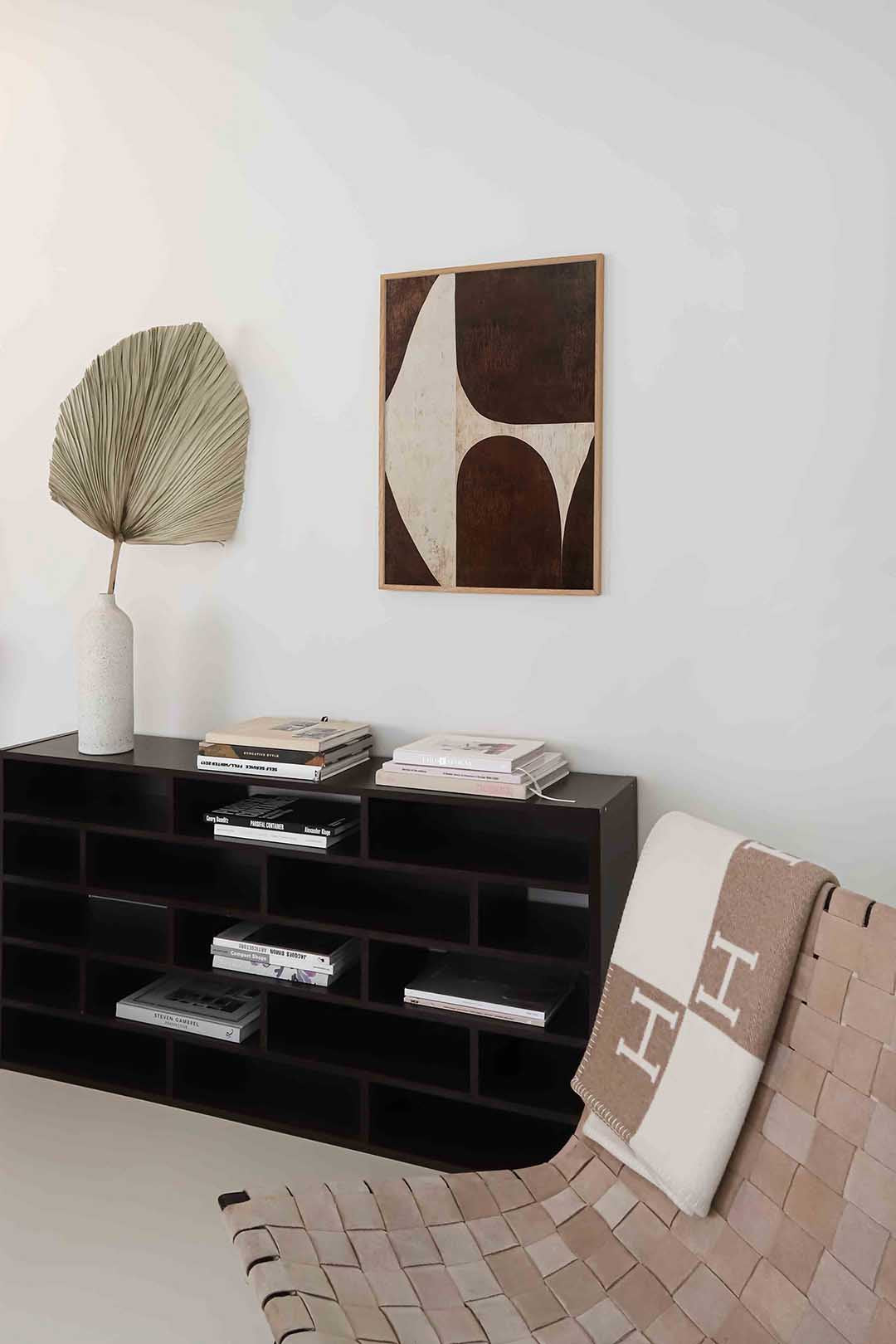 Abstracte vormen – staande moderne wanddecoratie van WallArtistic