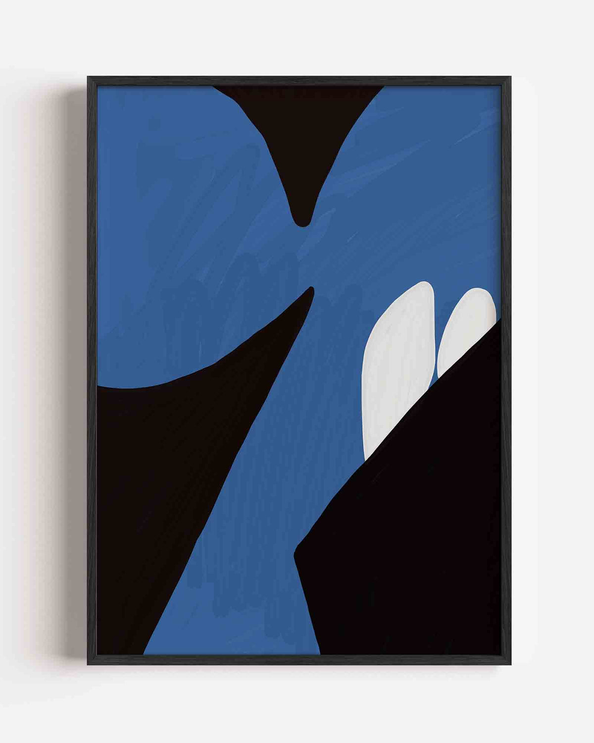 Abstracte vormen – hedendaagse illustratie portret poster als wanddecoratie