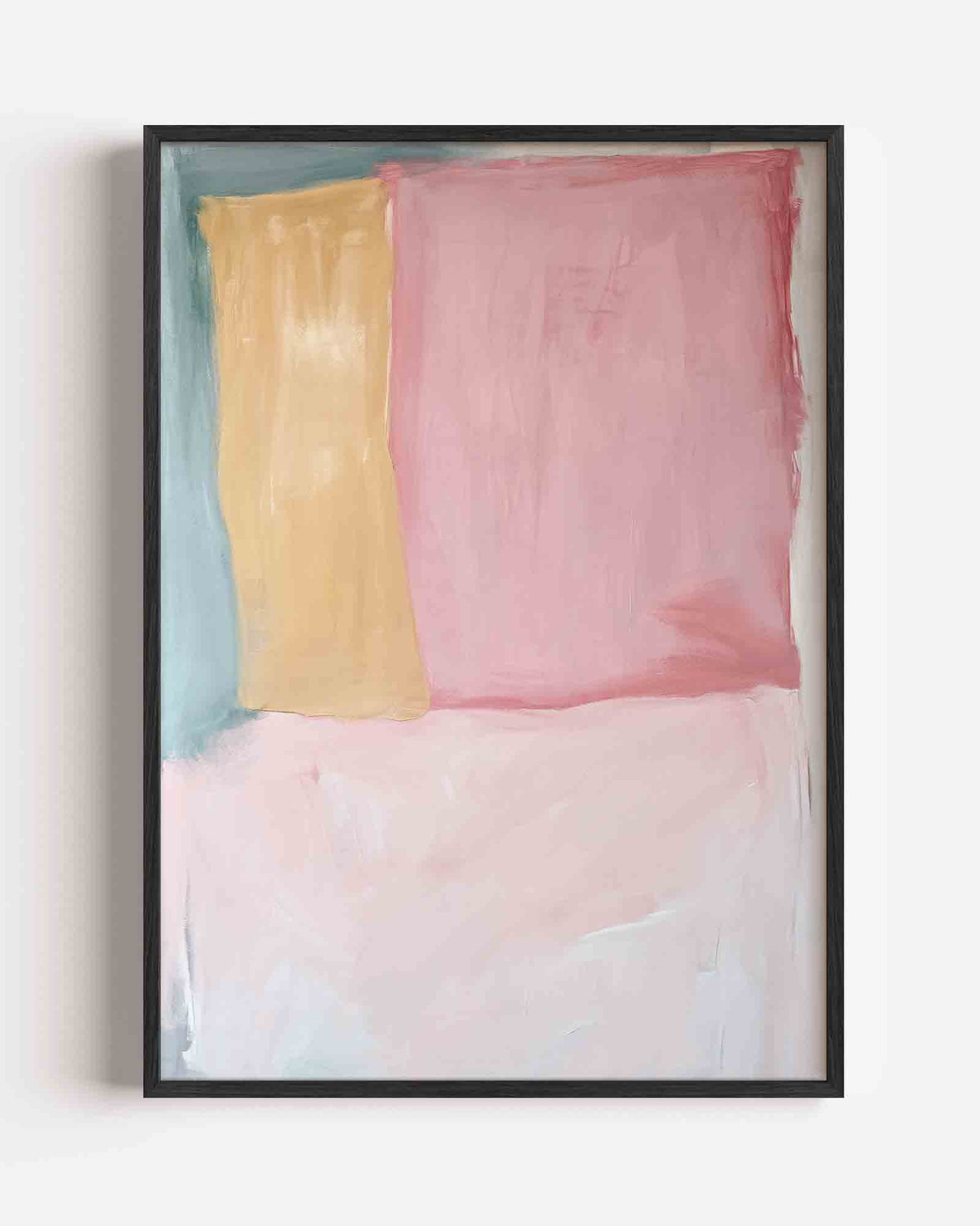 Abstracte vormen – Kunst & Design poster als staande wanddecoratie