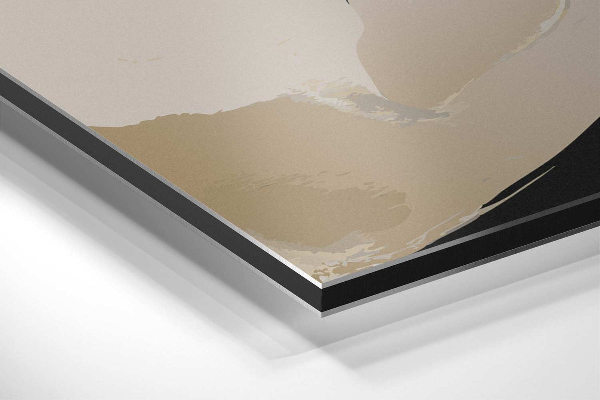 Elegante Bewegingen – canvas kunstwerk als wanddecoratie