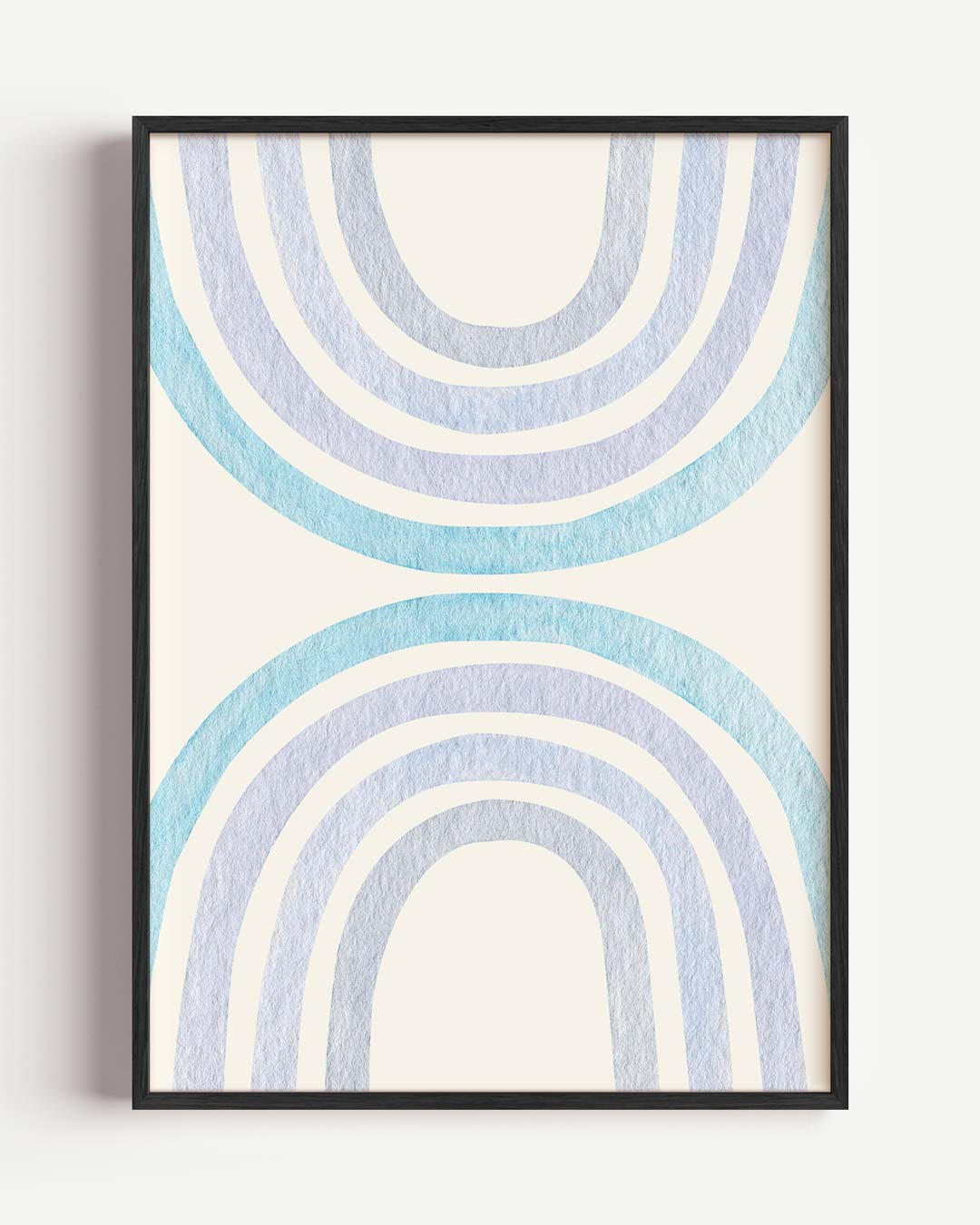 Minimalistische Regenbogen – kids portret poster als wanddecoratie