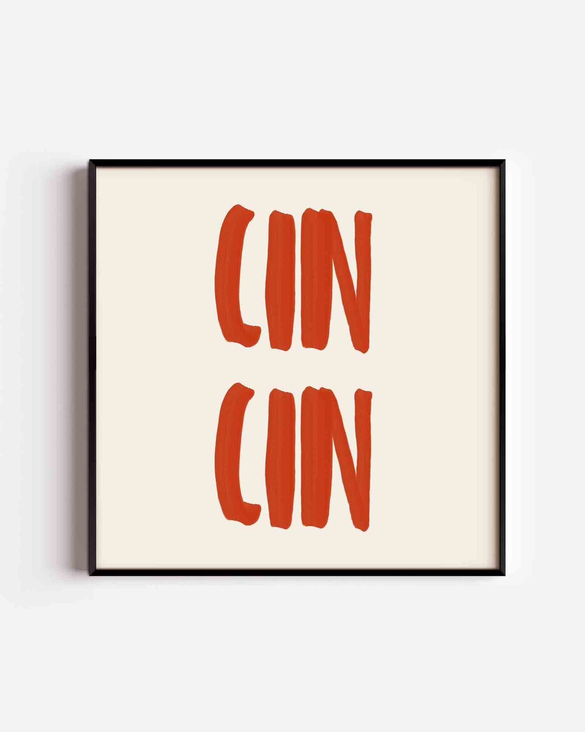 Cin cin – keuken vierkante poster als wanddecoratie