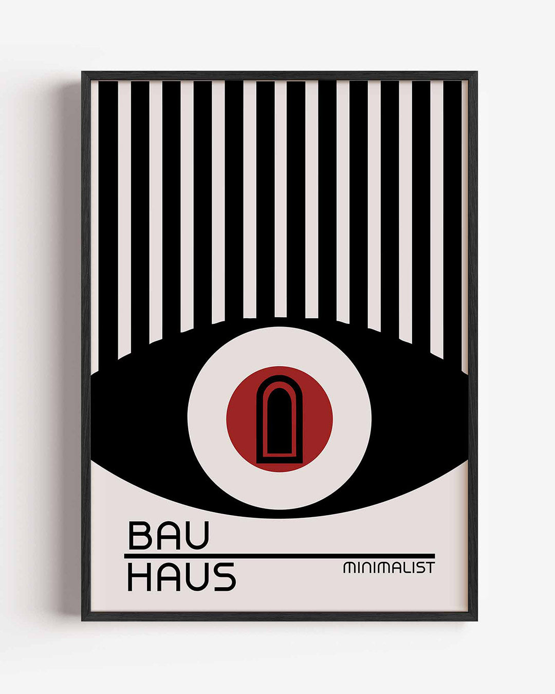Abstracte – staande Bauhaus poster als wanddecoratie