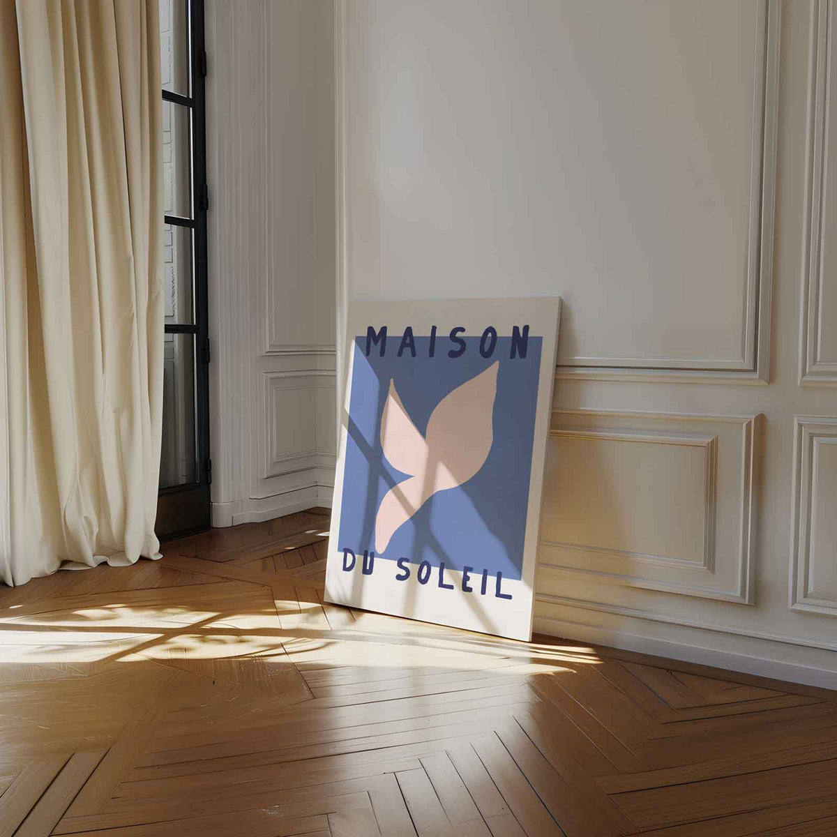 Maison Du Soleil Kunstposter – modern portret kunstwerk van WallArtistic