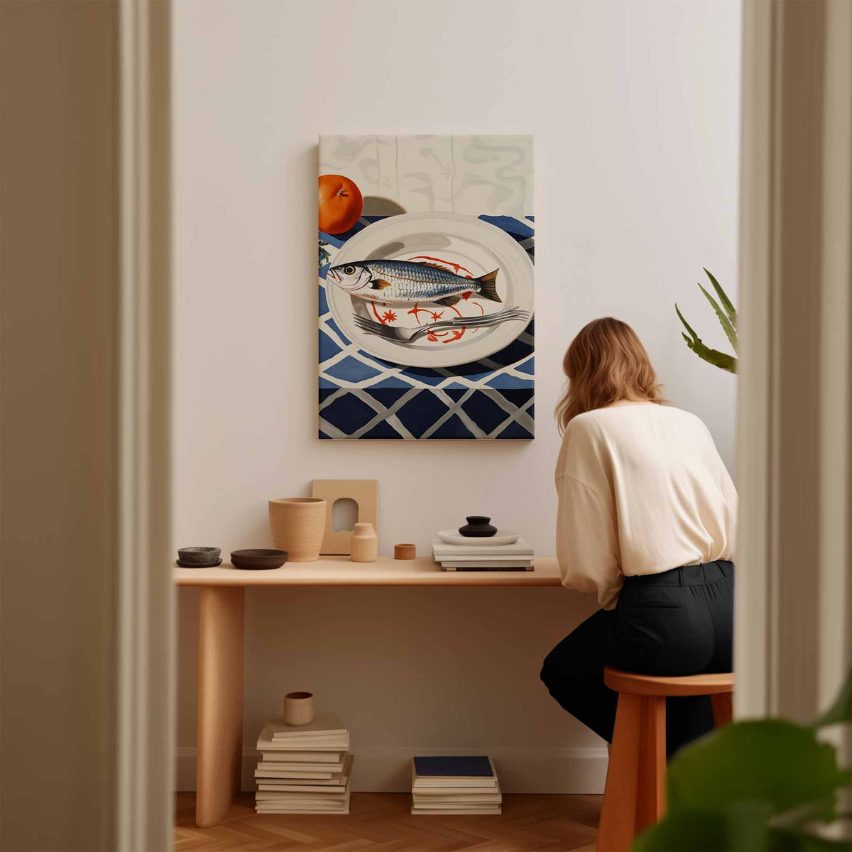 Tijdloze Stilleven Harmonie – portret kunstwerk als wanddecoratie, afbeelding 17