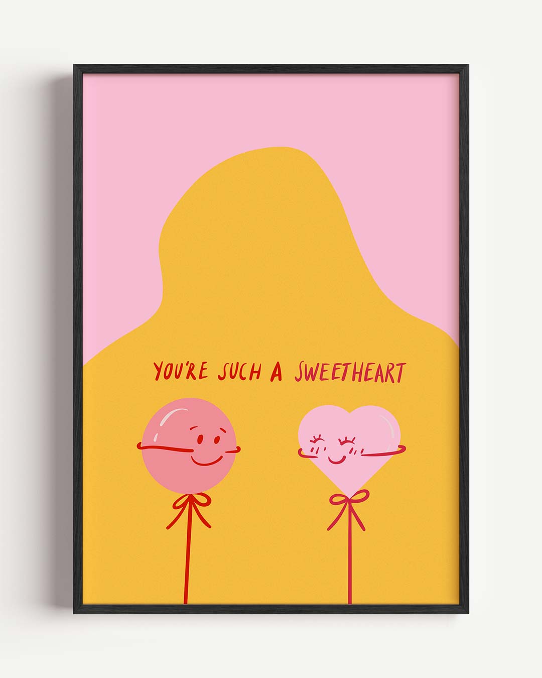 Sweetheart – zomer portret poster als wanddecoratie