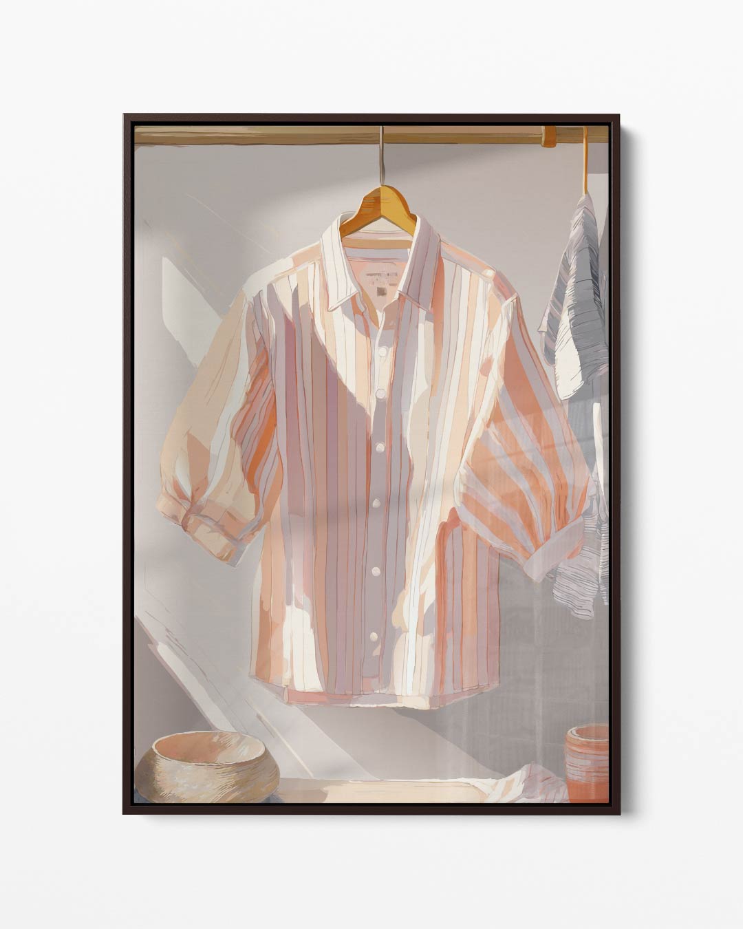 Zonnige Zaligheid – portret kunstwerk als wanddecoratie