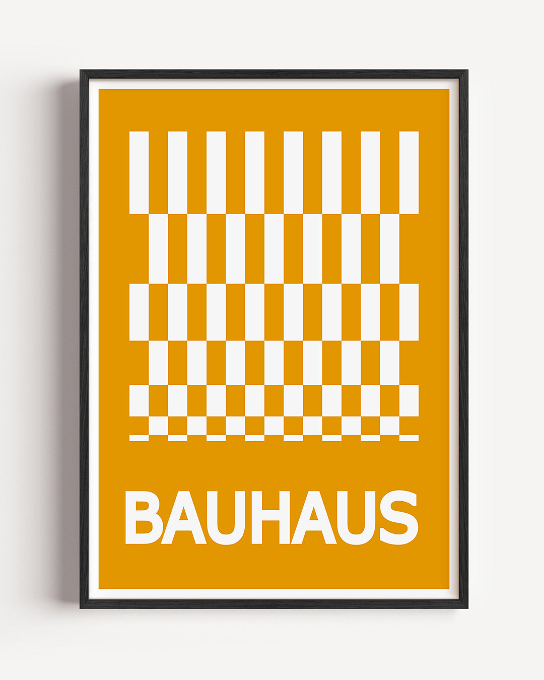 Ritme en kleur – staande Bauhaus poster als wanddecoratie