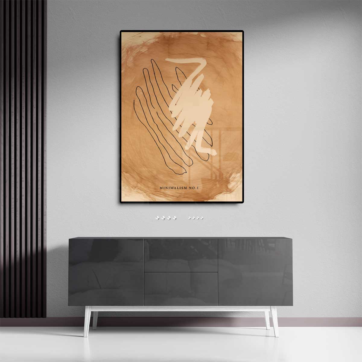 Minimalisme No.1 – staand kunstwerk voor modern interieur