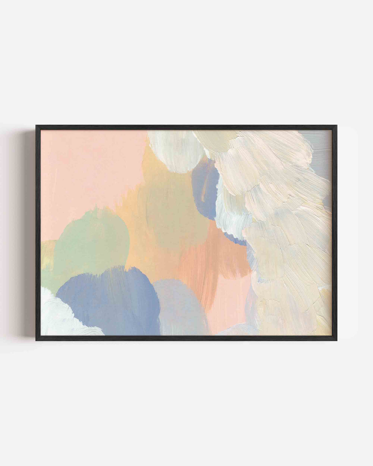 Abstracte vormen – schilderkunst landscape poster als wanddecoratie