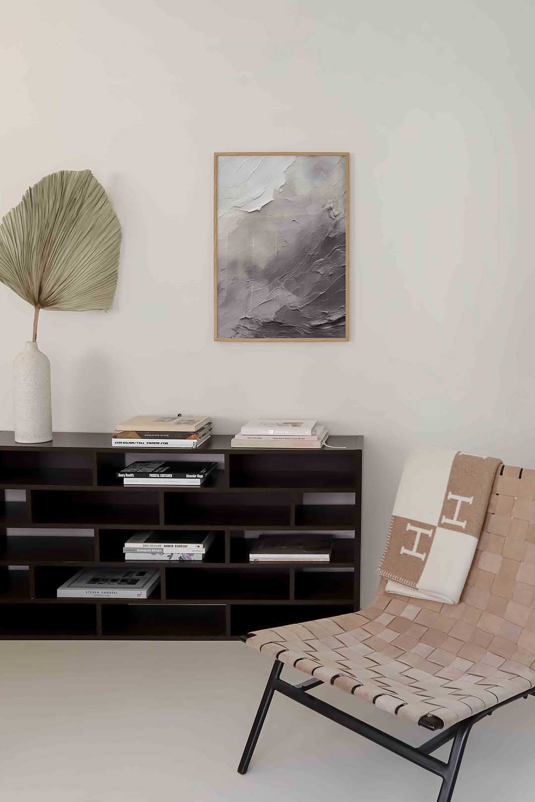 Abstracte textuur – zachte abstracte poster in staand formaat