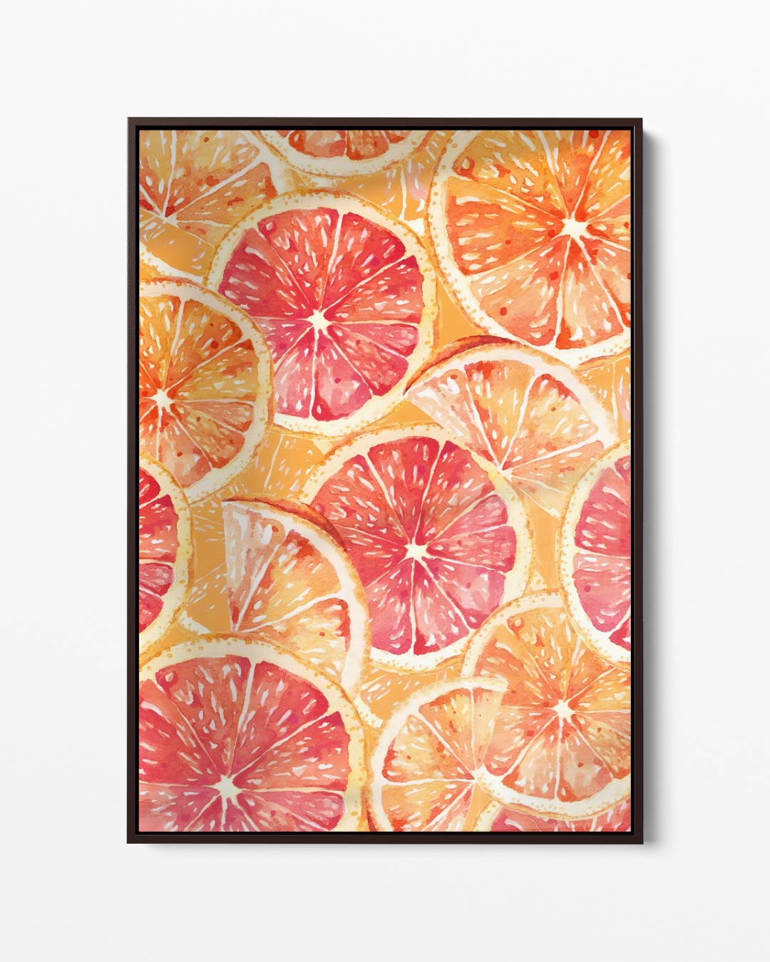 Citrus Vibes – portret kunstwerk als wanddecoratie