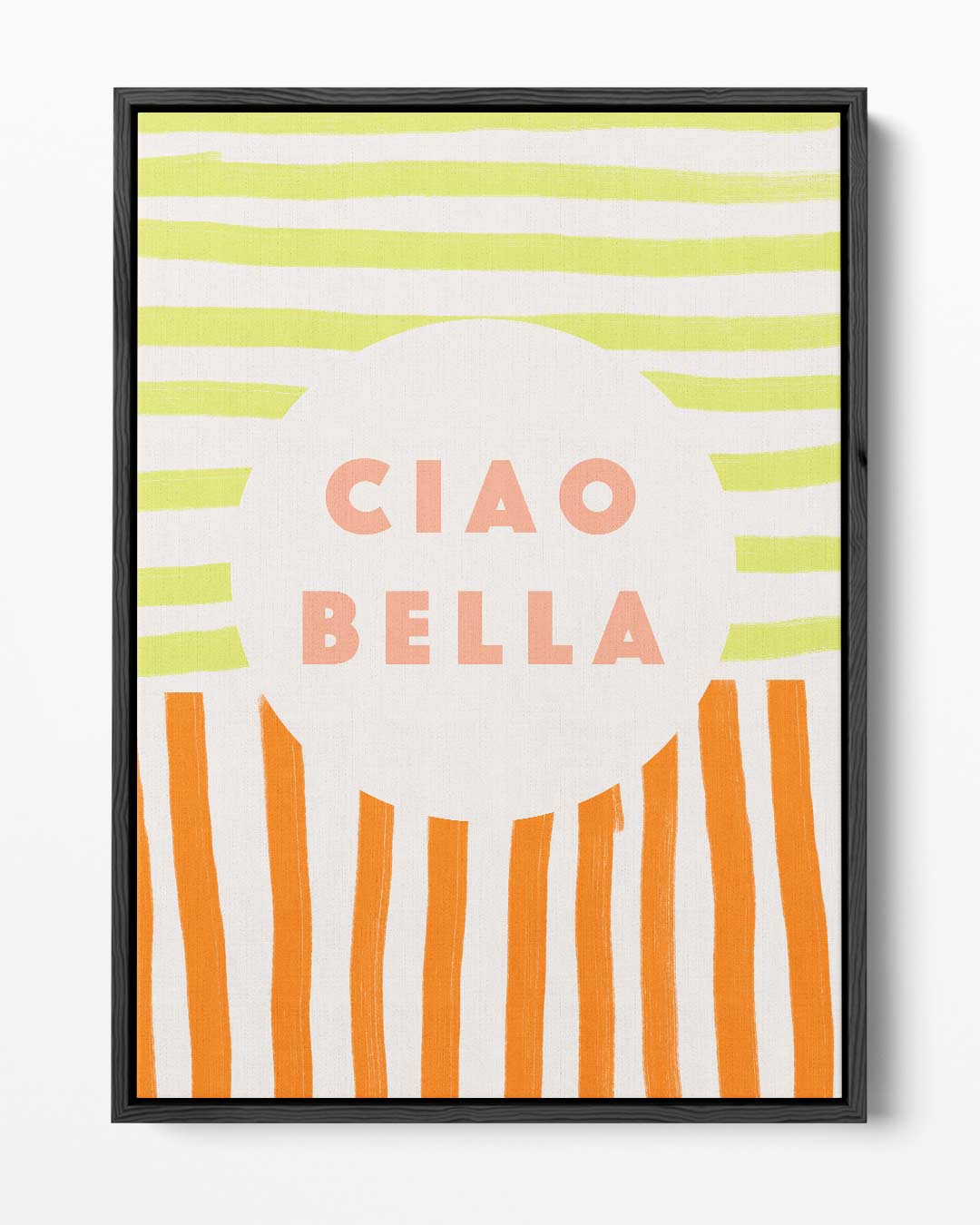 Ciao Bella – portret kunstwerk als wanddecoratie