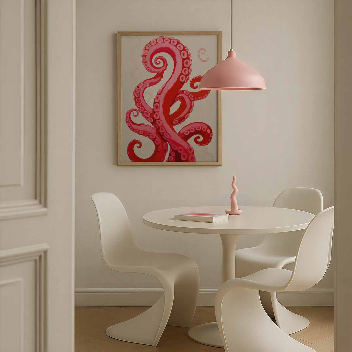 Dromerige Octopus Tentakels – zomerse poster in staand formaat
