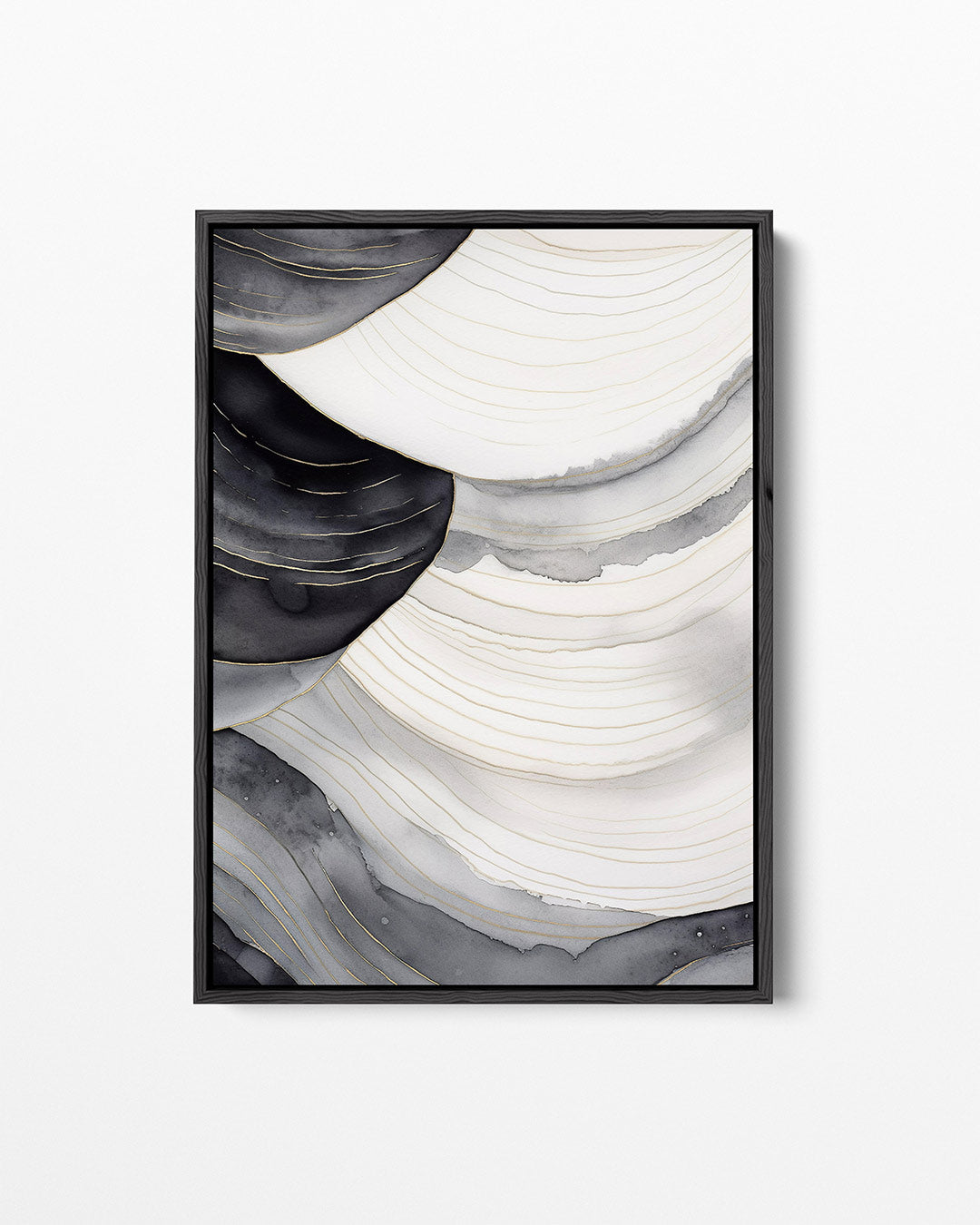 Golvende lijnen compositie – staand wanddecoratie kunstwerk
