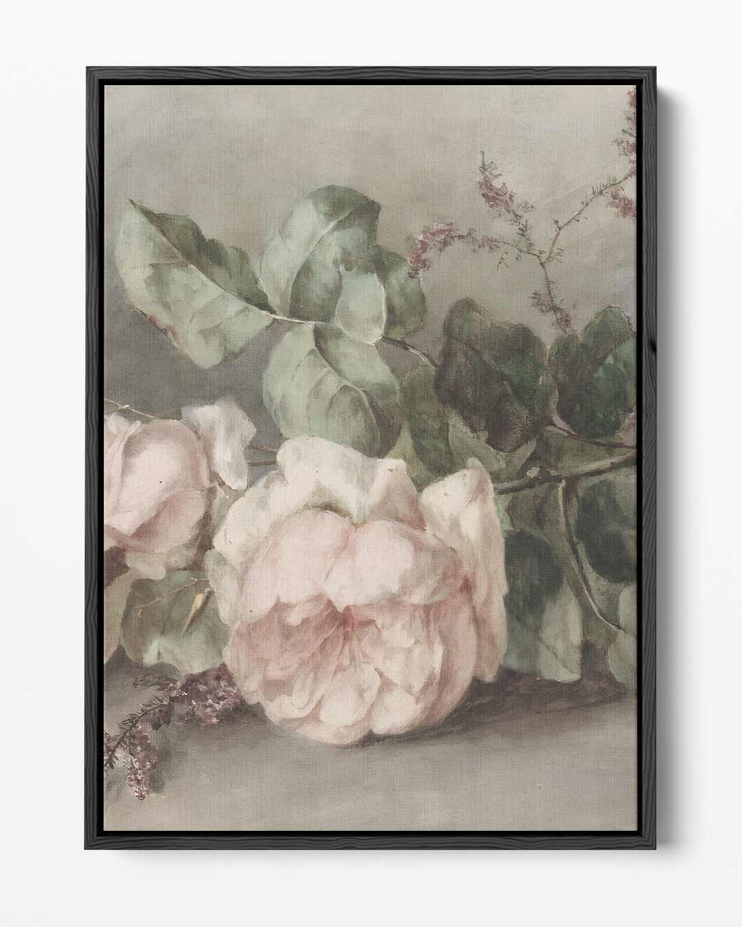 Romantische Rozenpracht – portret kunstwerk als wanddecoratie