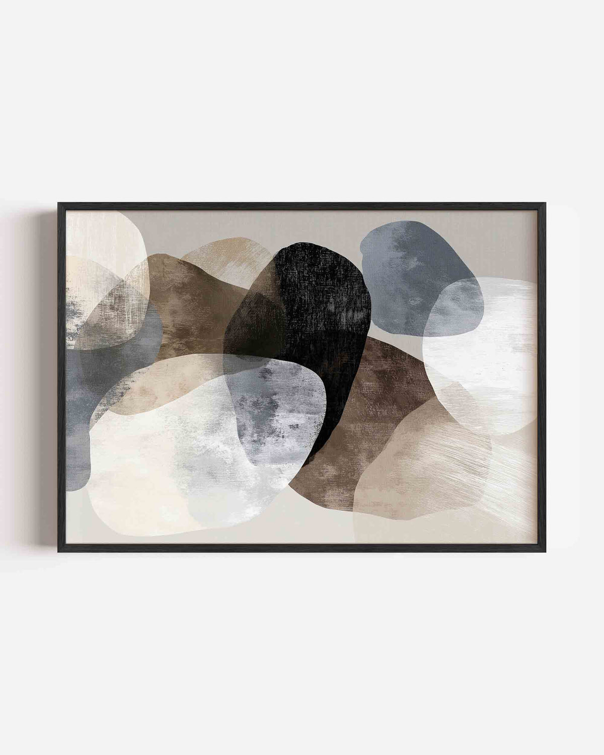 Abstracte vormen – abstracte landscape poster als wanddecoratie