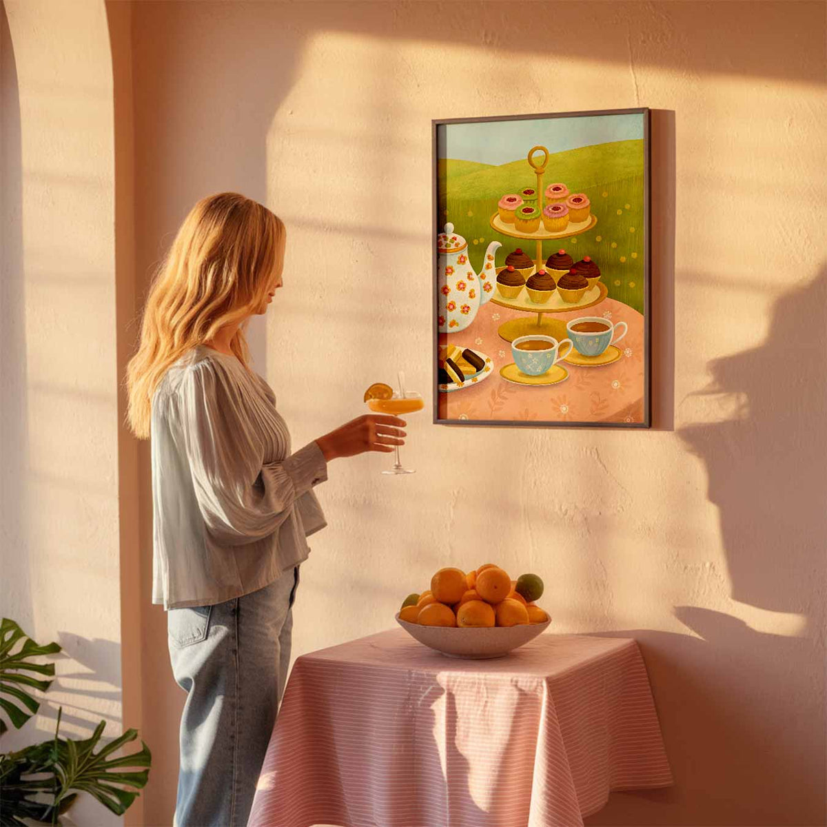 High Tea Sfeervol – keuken poster als sfeervolle staande wanddecoratie