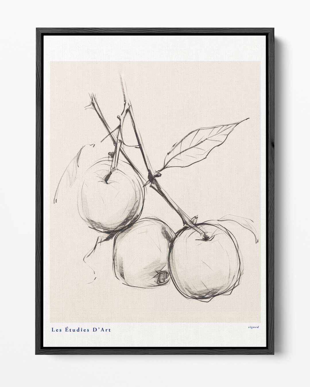 Simpele Schets van Appels – portret kunstwerk als wanddecoratie