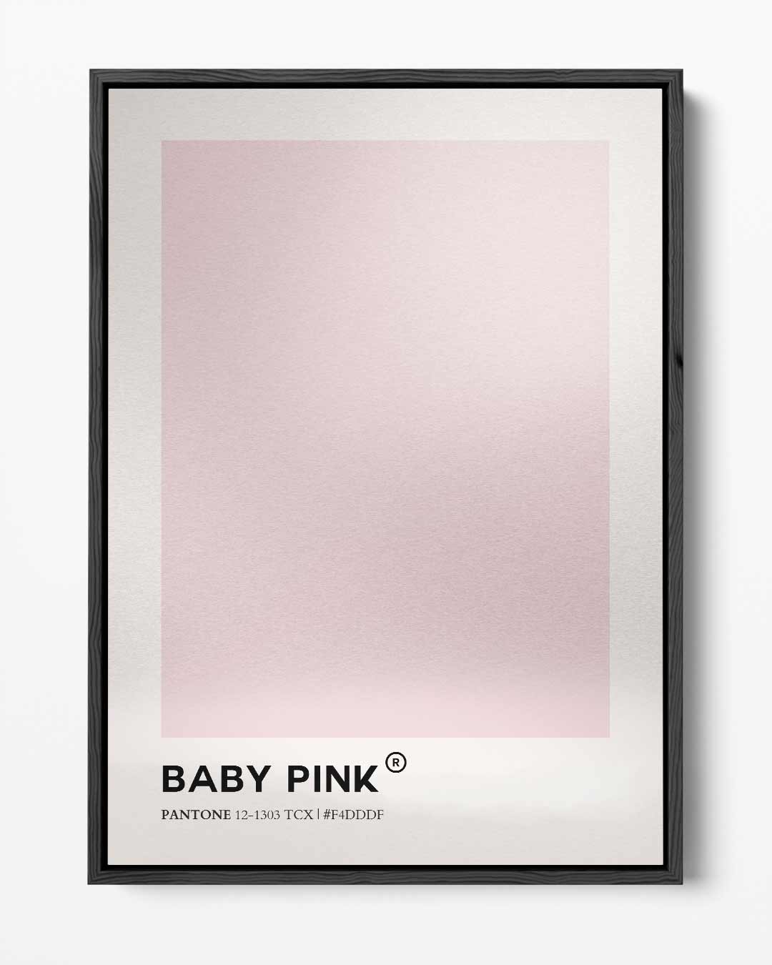 Zachte Droom in Baby Roze – portret kunstwerk als wanddecoratie