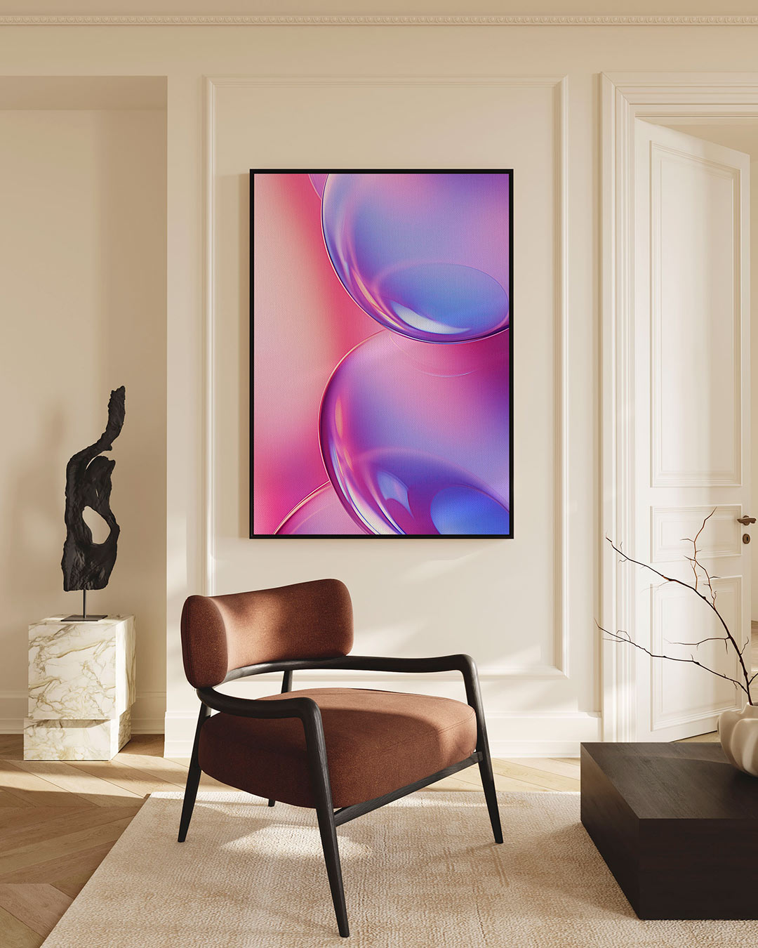 Organische vormen – Staande wanddecoratie – staande wanddecoratie