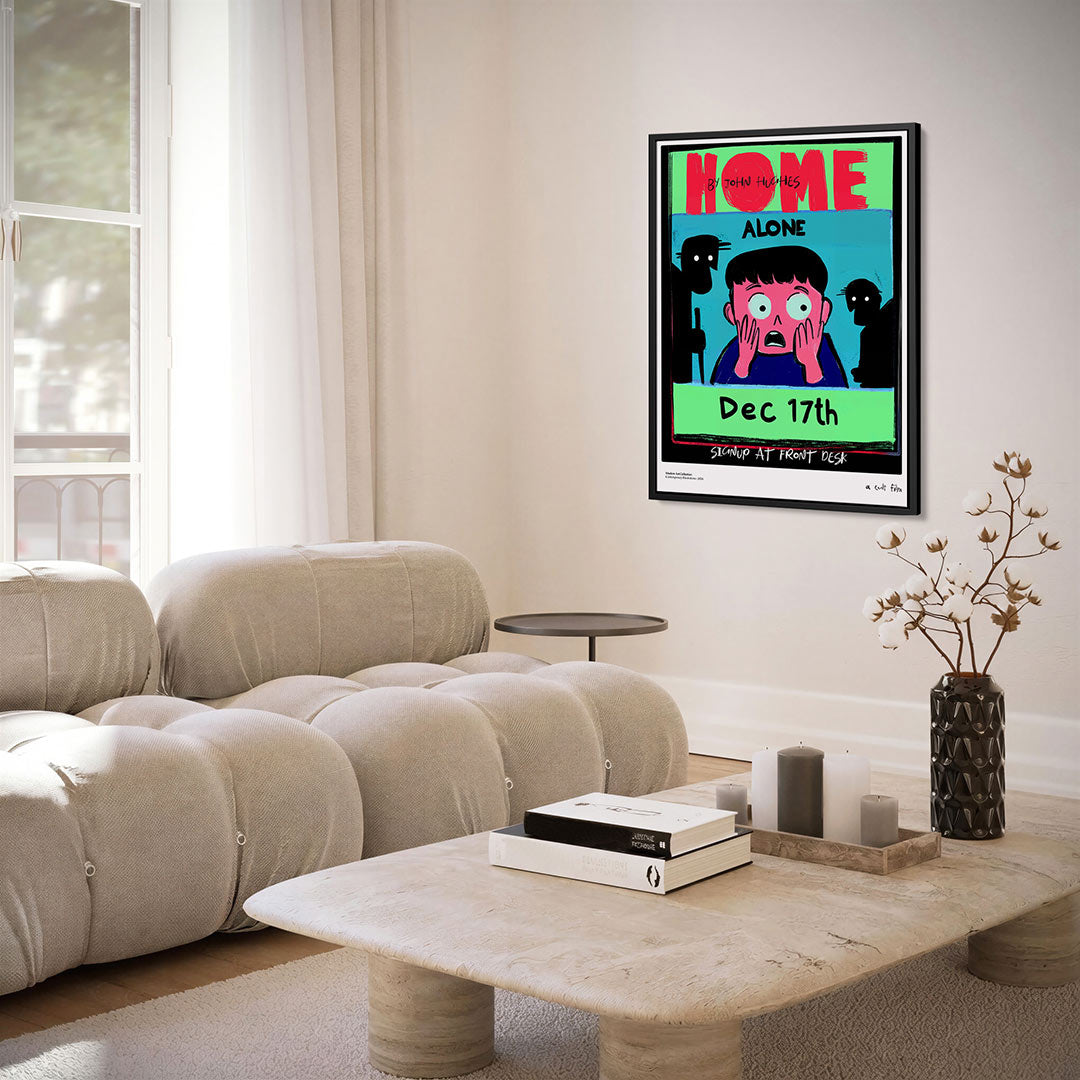 Illustratie – kunstwerk als stijlvolle wanddecoratie