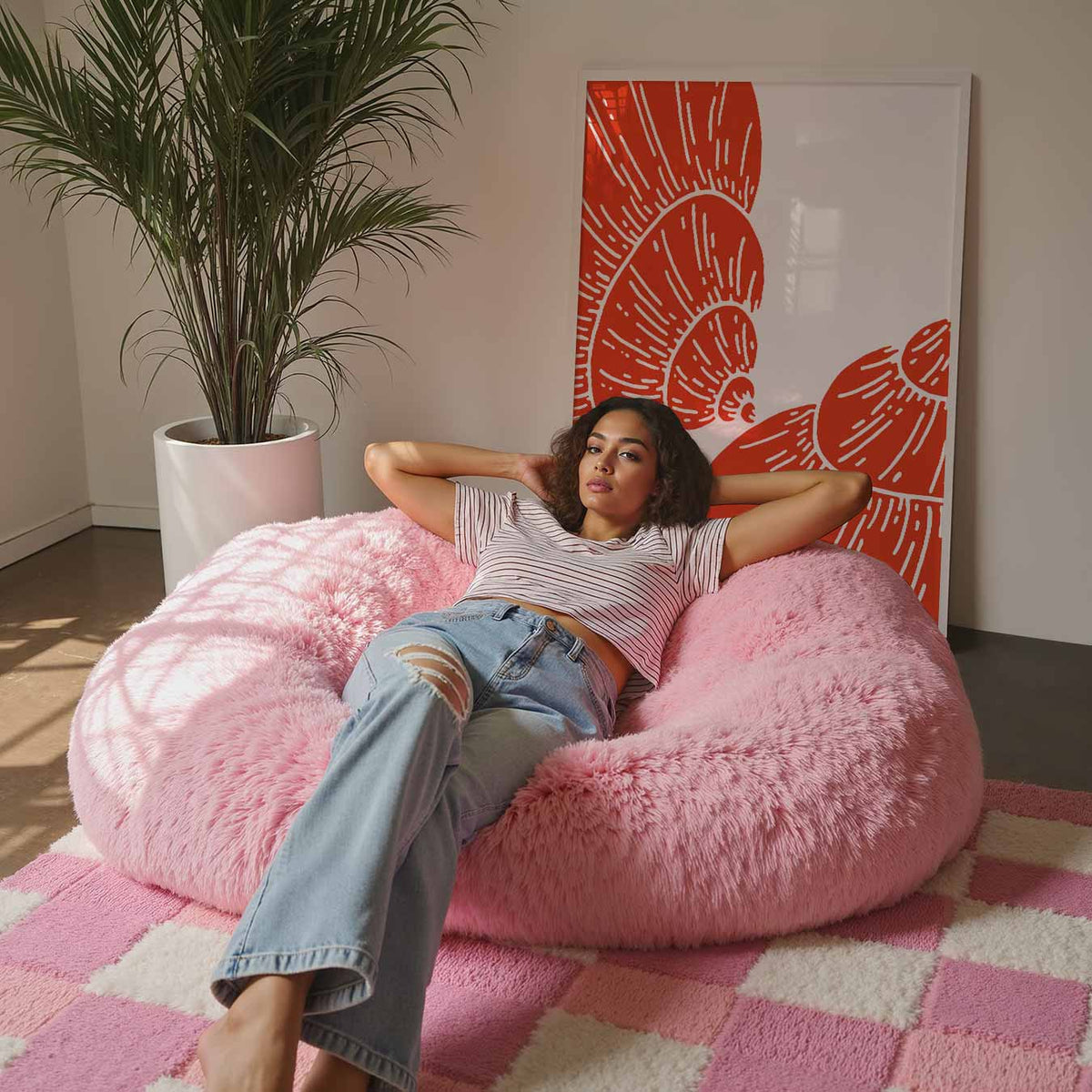 Schelpen in Stijl – staande muurposter met zeedierenthema