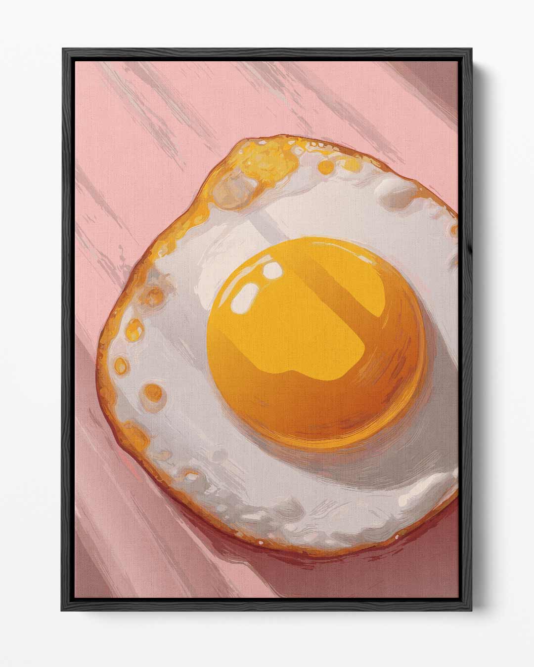 Sunny Side Delight – portret kunstwerk als wanddecoratie