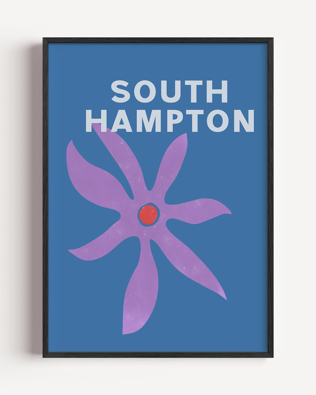 Southampton Bloemenpracht – zomer portret poster als wanddecoratie