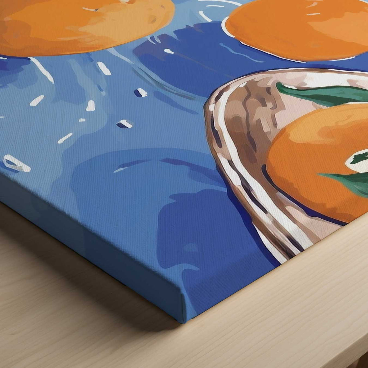 Citrus Serenade – portret kunstwerk als wanddecoratie, afbeelding 13