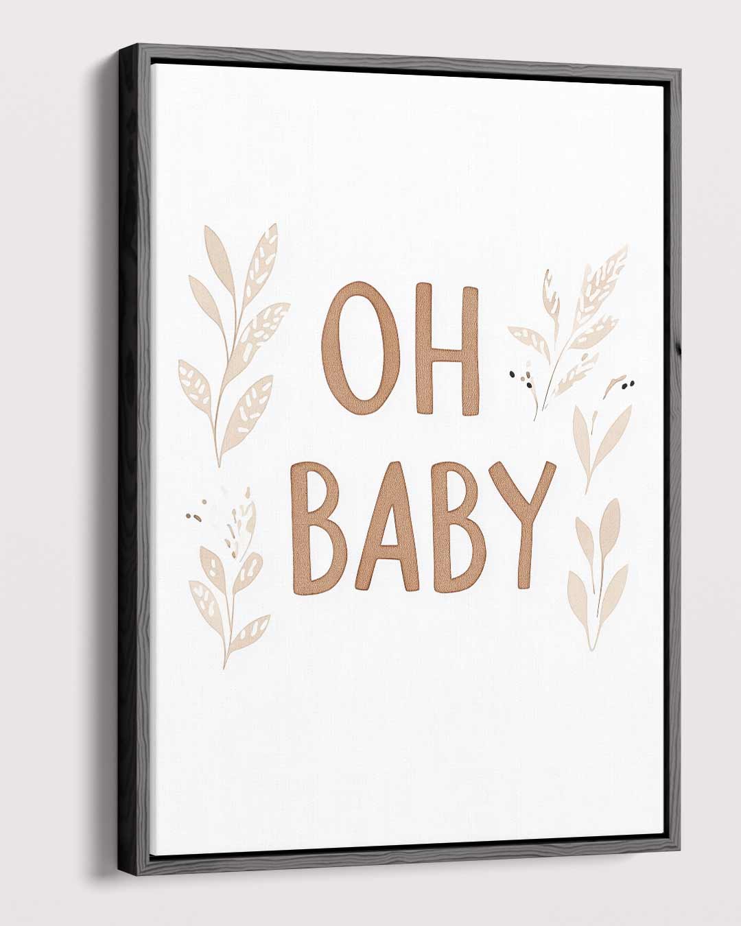 Oh Baby Wanddecoratie – plexiglas wanddecoratie in portret formaat