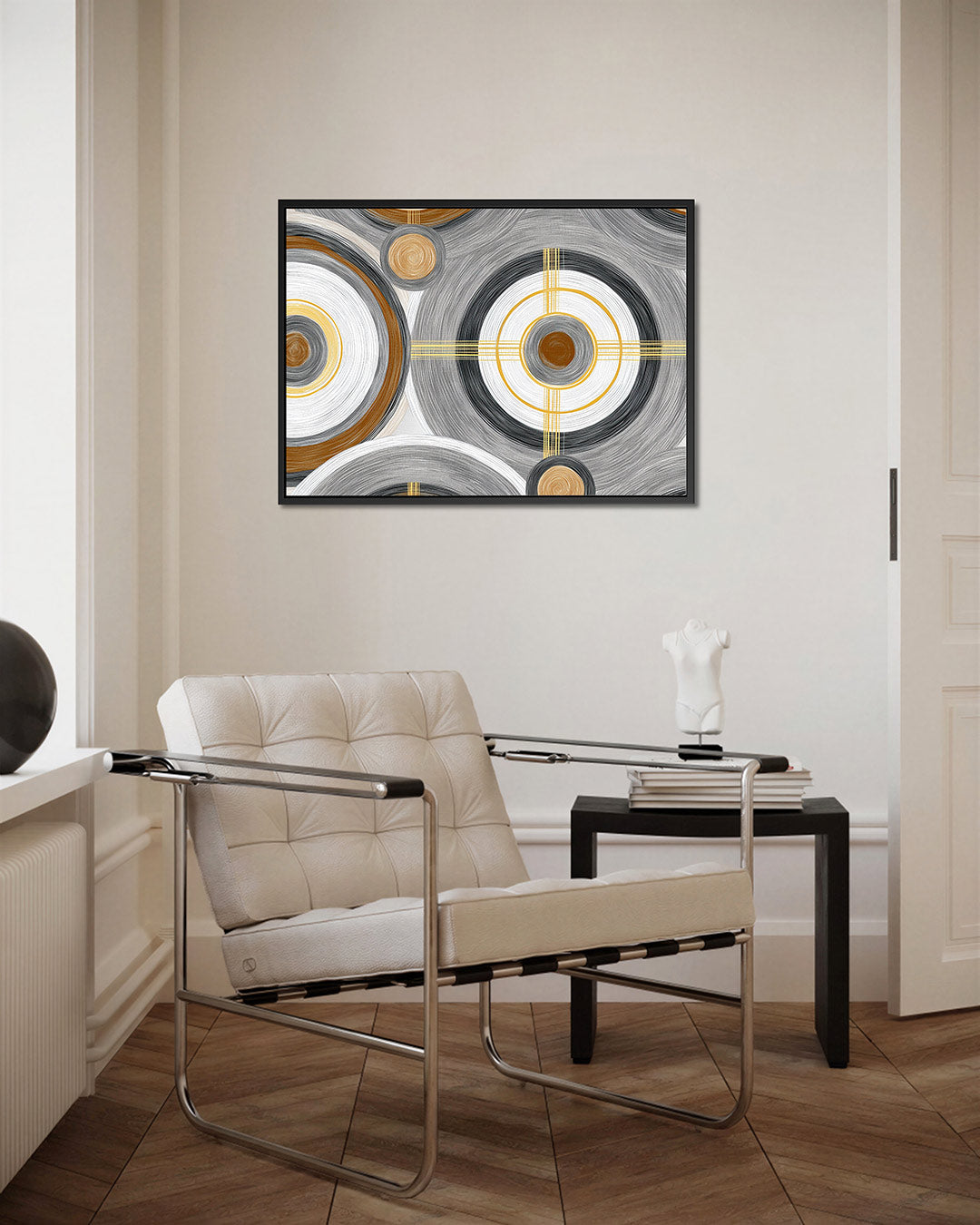 Cirkelpatronen – kunstwerk op canvas, dibond of plexiglas