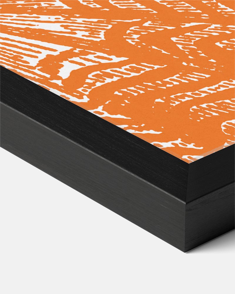 Stijlvolle Oranje Botanische Print – zeedieren portret poster, afbeelding 8