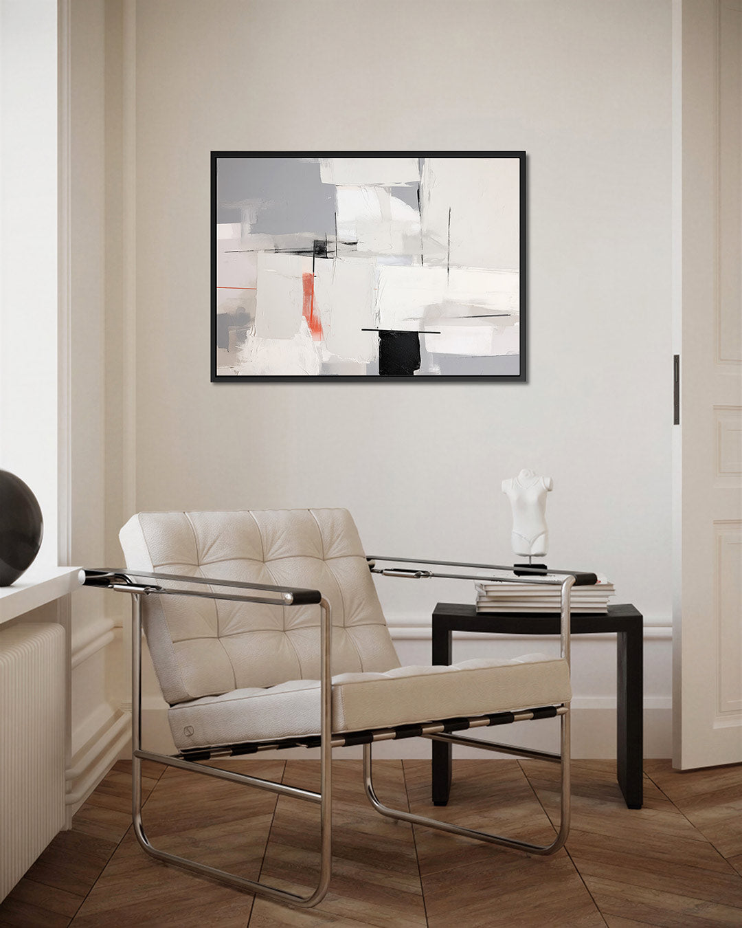 Geometrische vlakken – kunstwerk op canvas, dibond of plexiglas