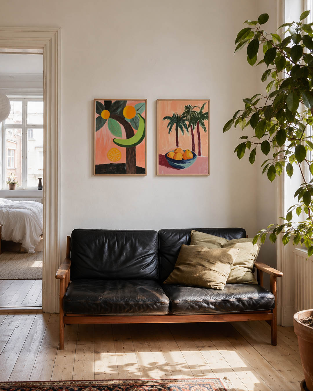 Fruitige vormen Posterset