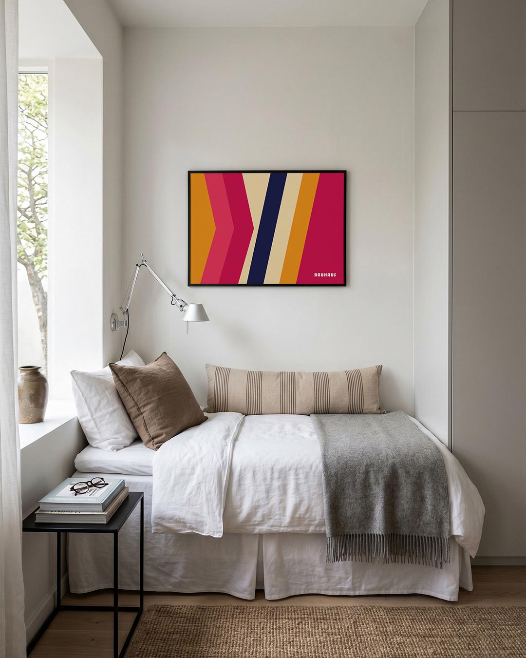 Vorm en kleur – moderne Bauhaus wandkunst als poster