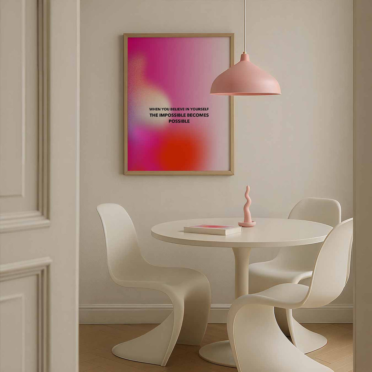Believe in Yourself – staande mindful wanddecoratie van WallArtistic