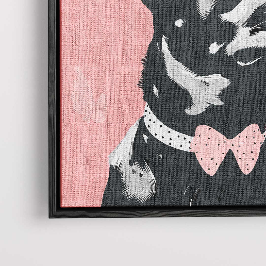 Opera d'arte Cane e Farfalla Sognante