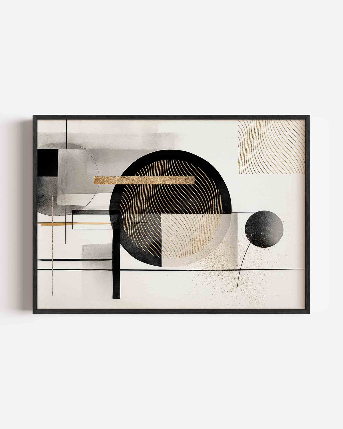 Abstracte geometrische vormen – abstracte landscape poster als wanddecoratie