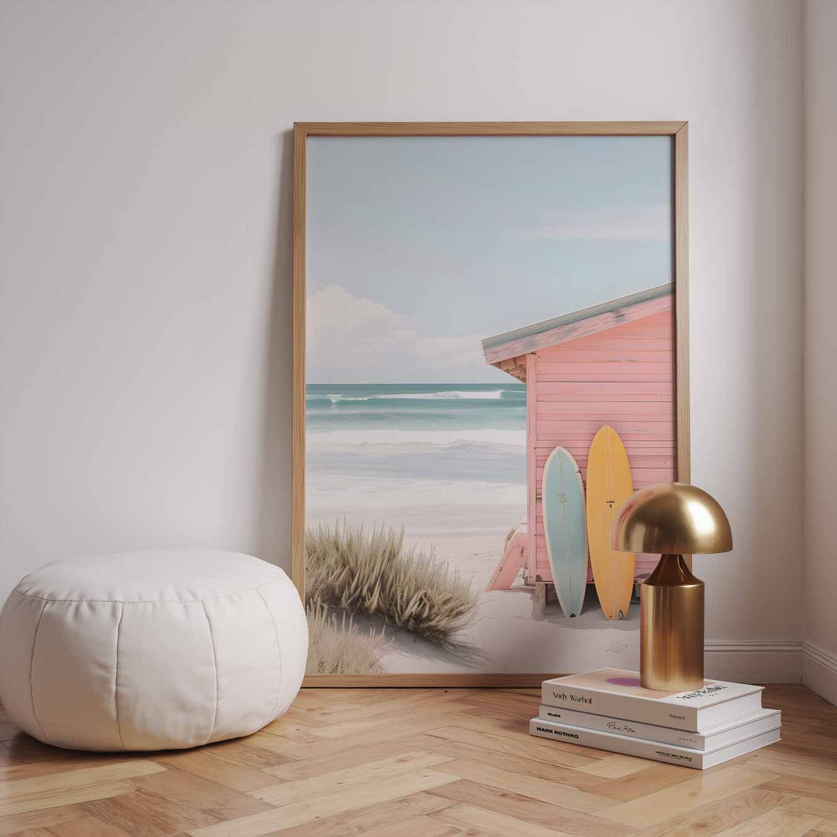 Zomerse Stranddroom – urban poster in staand formaat