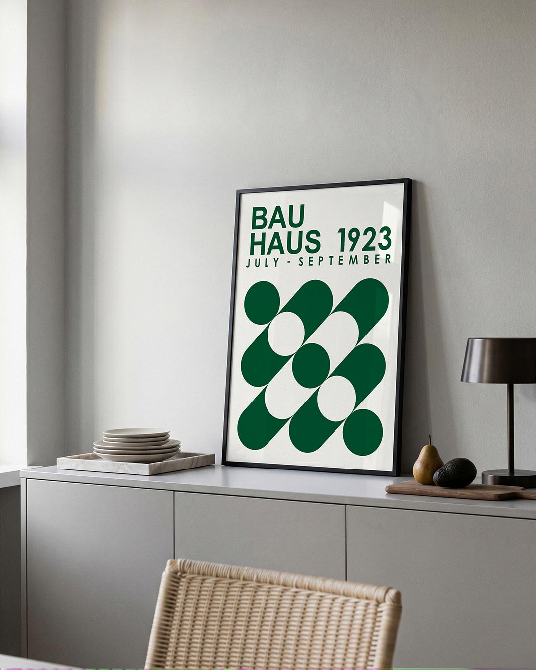 – moderne Bauhaus wandkunst als poster
